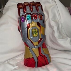 Red and Gold Infinity Gauntlet Toy